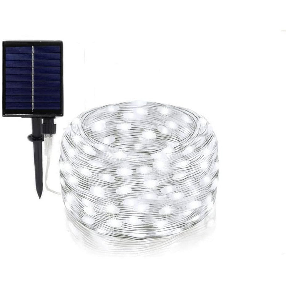 Filo LED 30M 300 luci – solare con picchetto e colori luce - ambraled