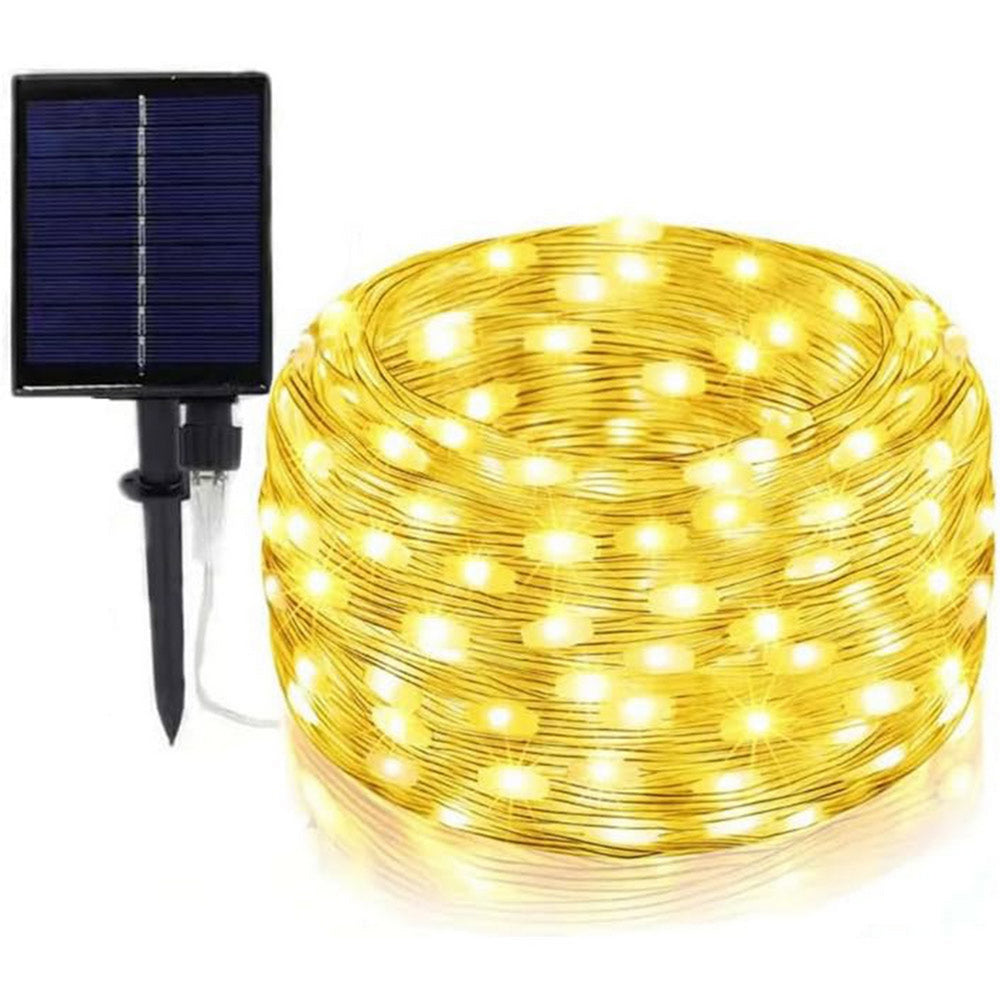 Filo LED 30M 300 luci – solare con picchetto e colori luce - ambraled