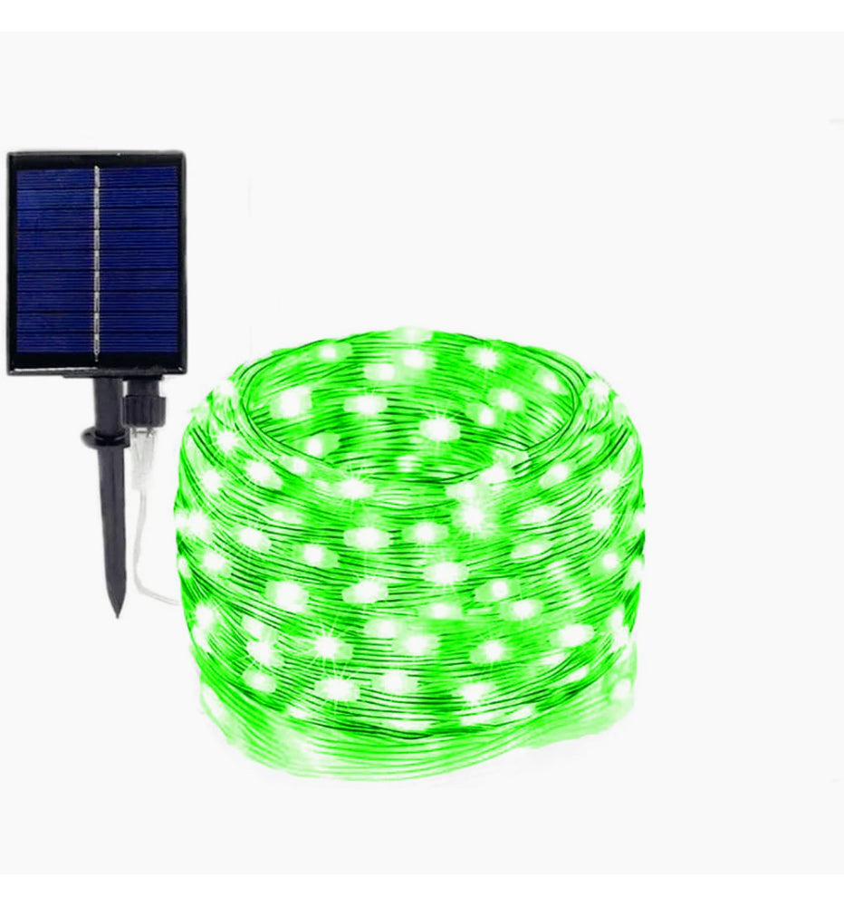 Filo LED 30M 300 luci – solare con picchetto e colori luce - ambraled