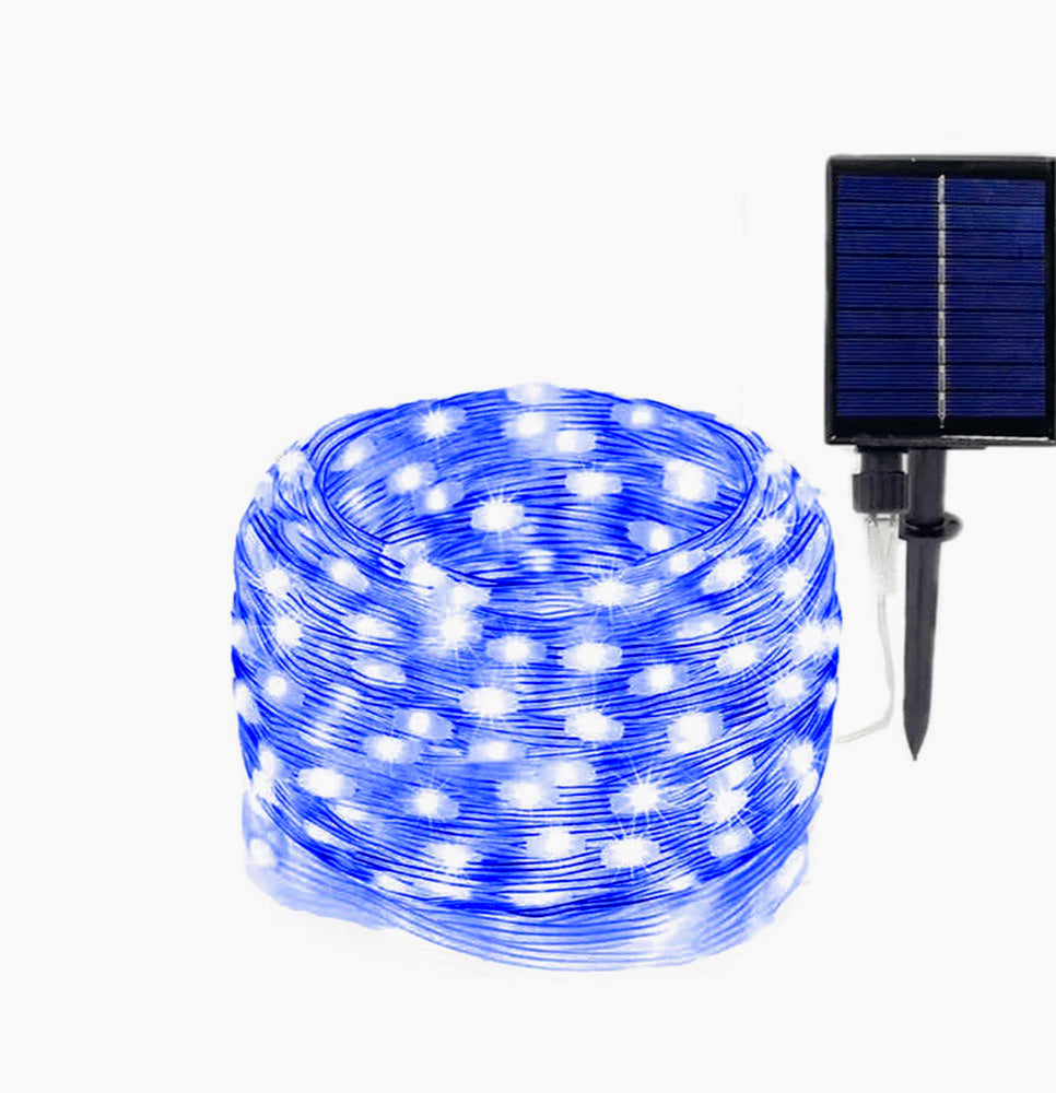 Filo LED 30M 300 luci – solare con picchetto e colori luce - ambraled