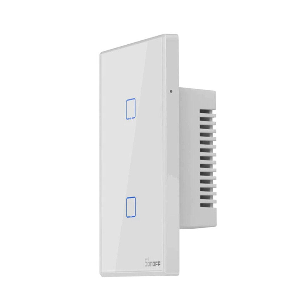 Interruttore smart 2 canali – WiFi touch e controllo remoto - ambraled