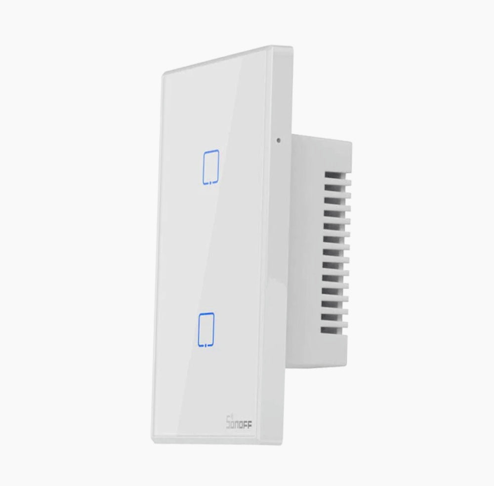 Interruttore smart 2 canali – WiFi touch e controllo remoto - ambraled