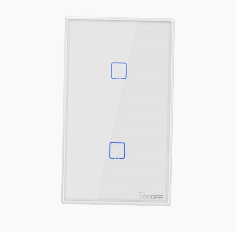 Interruttore smart 2 canali – WiFi touch e controllo remoto - ambraled