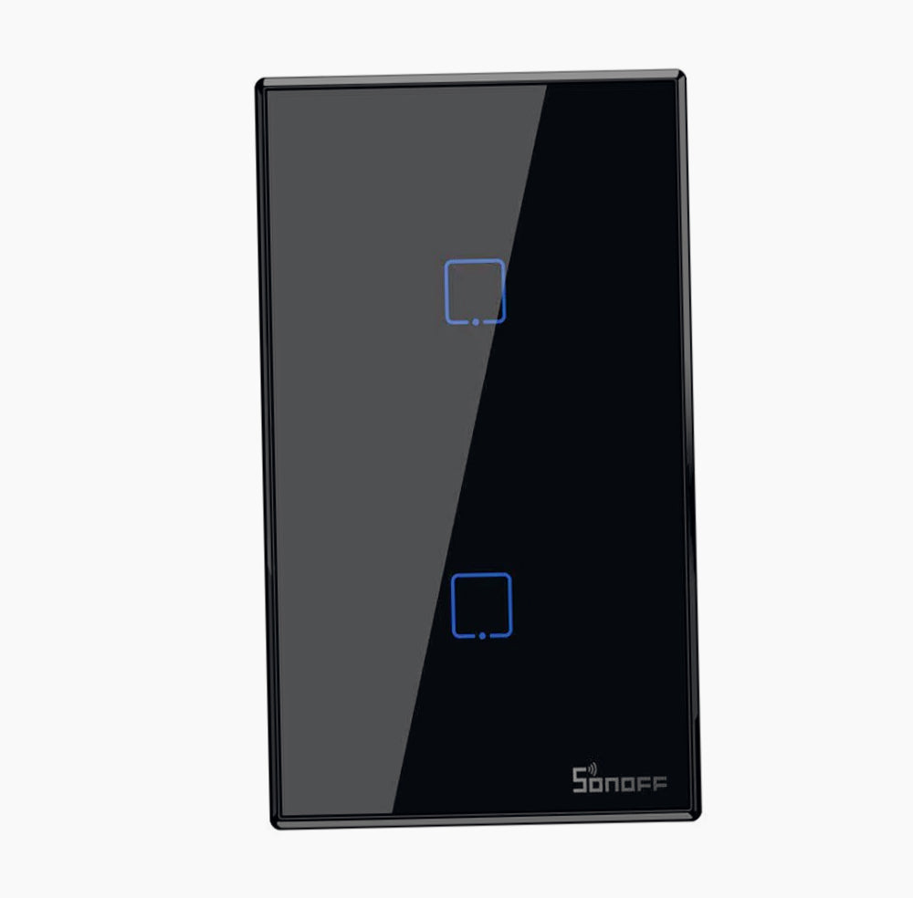 Interruttore smart 2 canali – WiFi touch e controllo remoto - ambraled