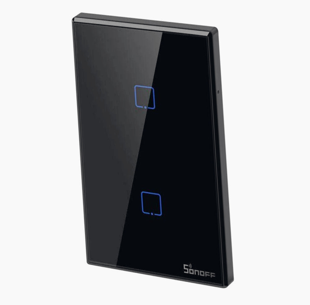 Interruttore smart 2 canali – WiFi touch e controllo remoto - ambraled