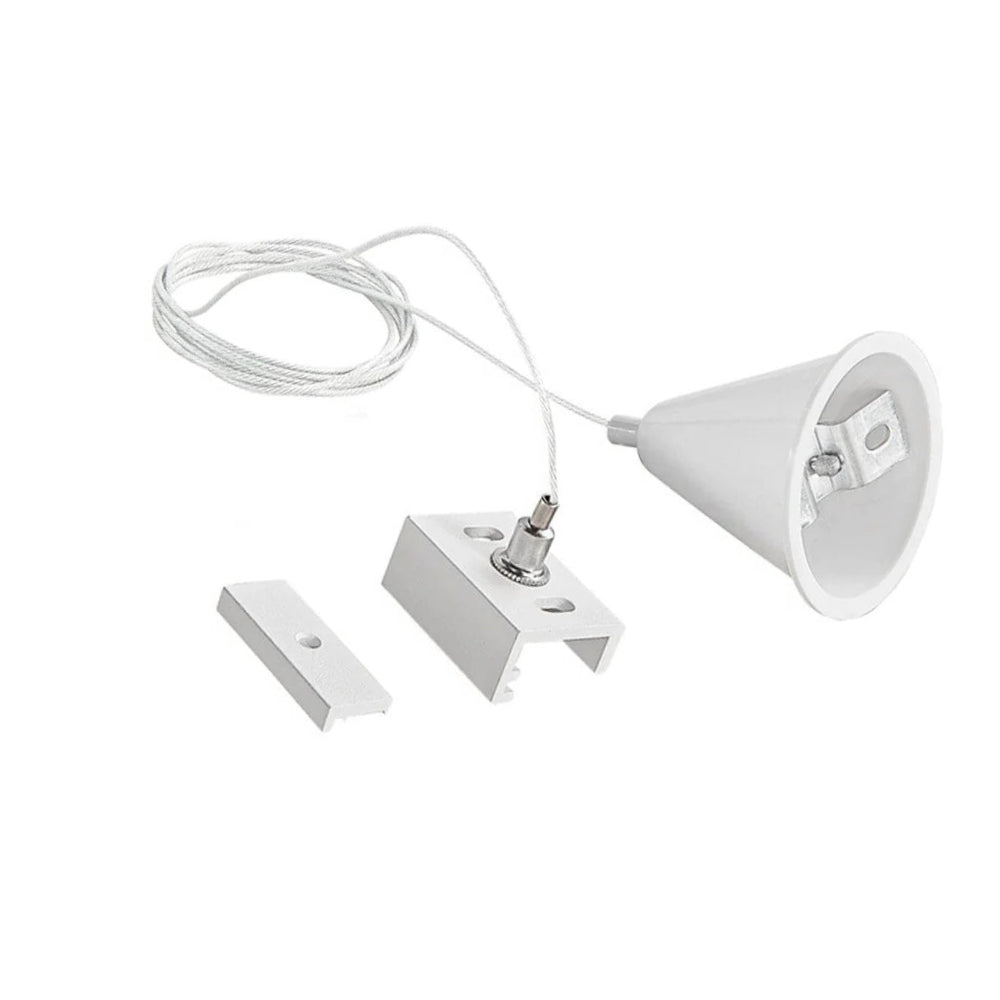 Kit 2 sospensioni binari trifase – cavo 3m regolabile - ambraled