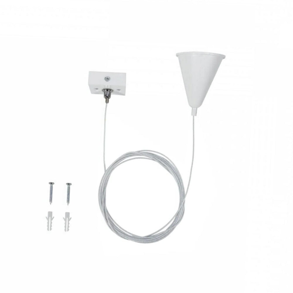 Kit 2 sospensioni binari trifase – cavo 3m regolabile - ambraled