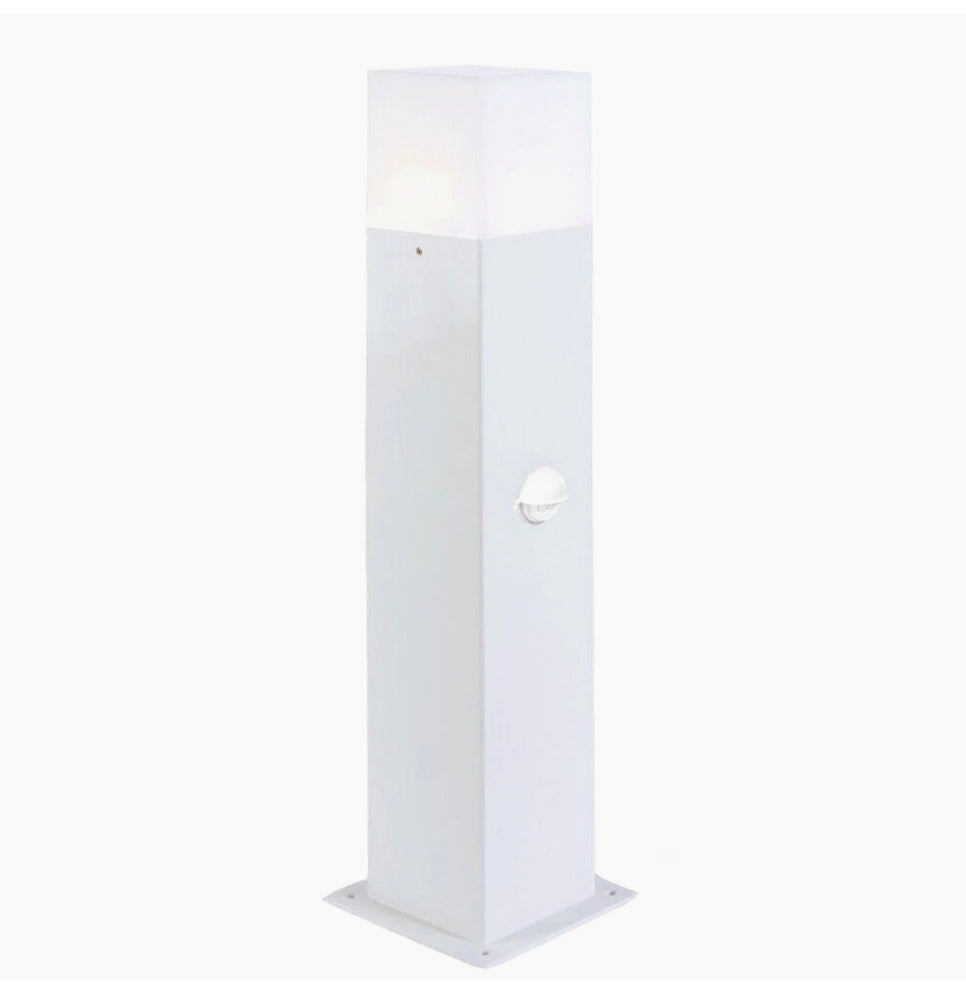 Lampione giardino alluminio – E27 sensore movimento IP44 - ambraled