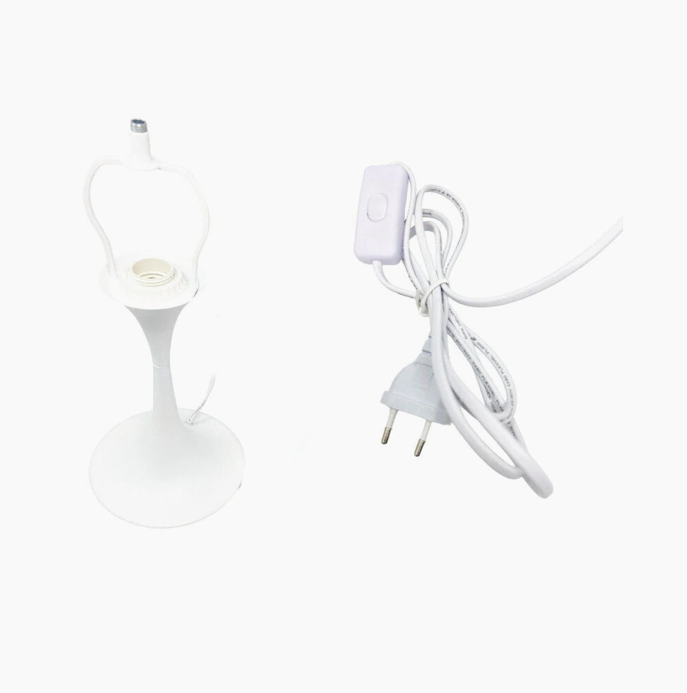 Lampada da tavolo moderna – bianca E27 lume scrivania - ambraled