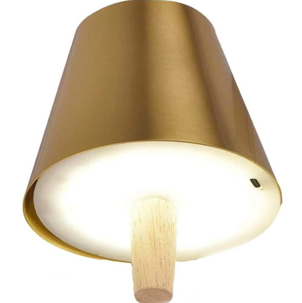 Paralume LED a tappo – lampada touch ricaricabile per bottiglie - ambraled