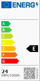 Lampadario LED a sospensione 25W – CCT Switch, design twist, colore bianco - ambraled