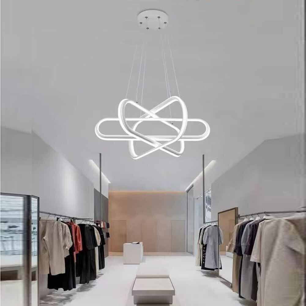 Lampadario sospensione LED bianco – 94W, luce 6500K / 3000K / 4000K - ambraled