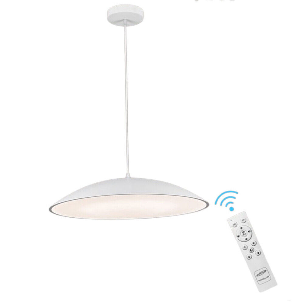 Lampadario LED 46W – 3 colorazioni di luce, dimmerabile con telecomando - ambraled