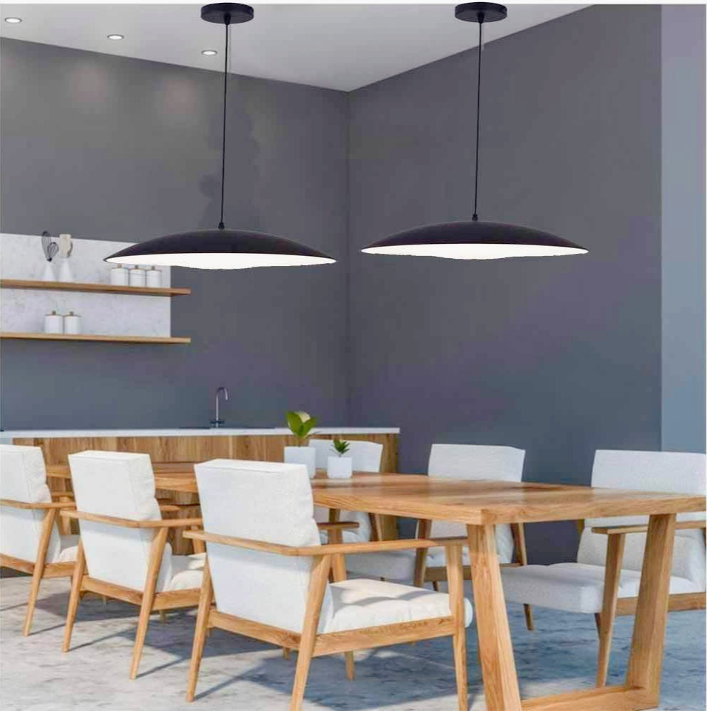 Lampadario LED 46W – 3 colorazioni di luce, dimmerabile con telecomando - ambraled