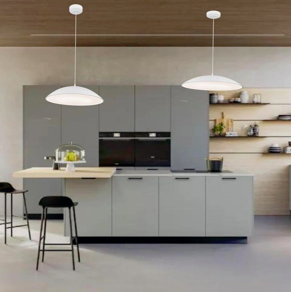 Lampadario LED 46W – 3 colorazioni di luce, dimmerabile con telecomando - ambraled