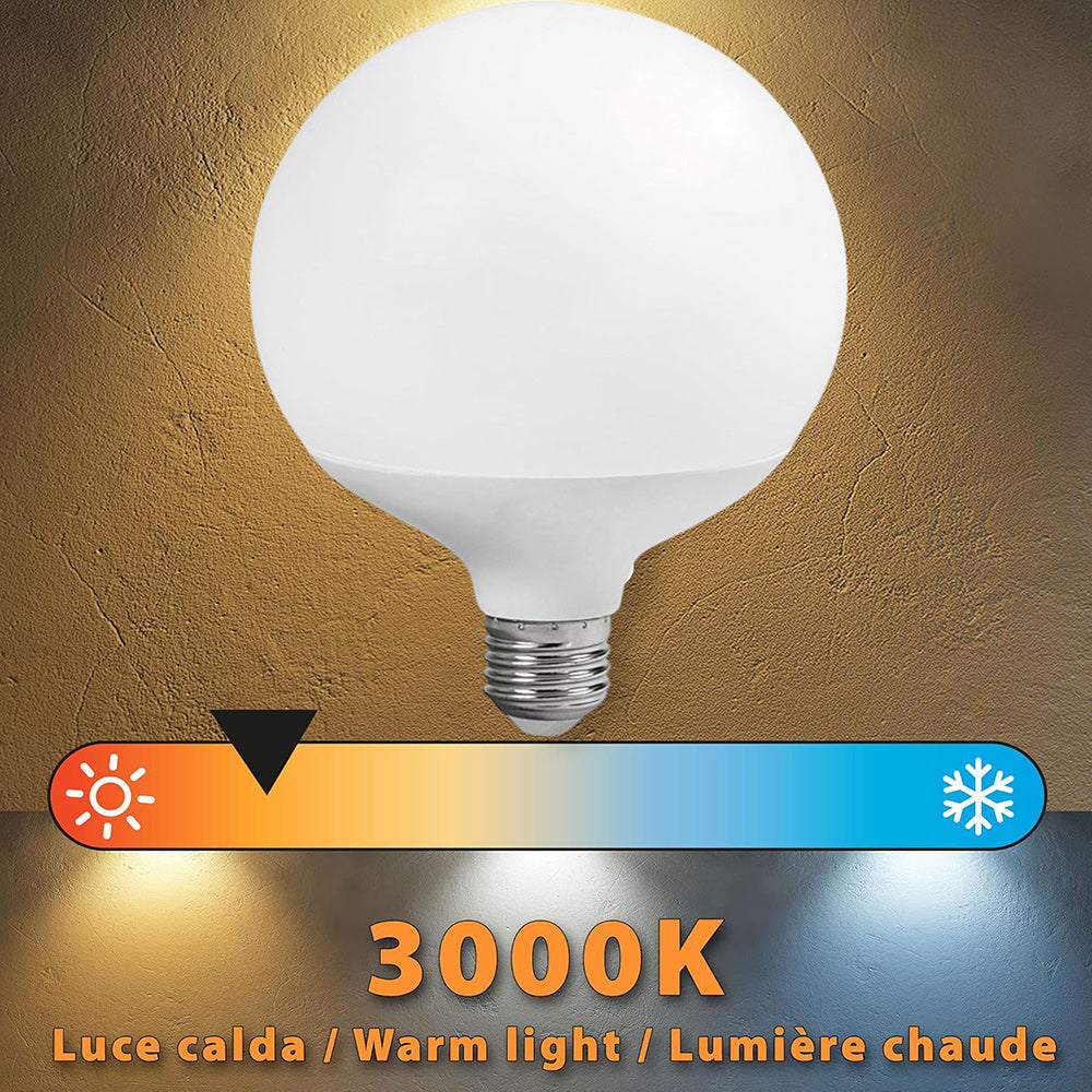 Lampadina LED 21W E27 – Globo G125 3000K/4000K/6500K - ambraled
