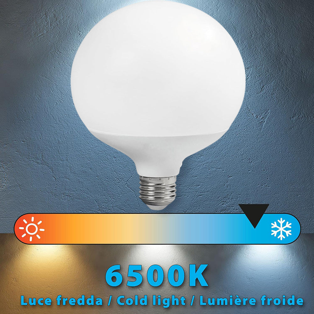 Lampadina LED 21W E27 – Globo G125 3000K/4000K/6500K - ambraled
