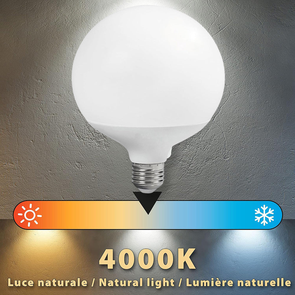Lampadina LED 21W E27 – Globo G125 3000K/4000K/6500K - ambraled