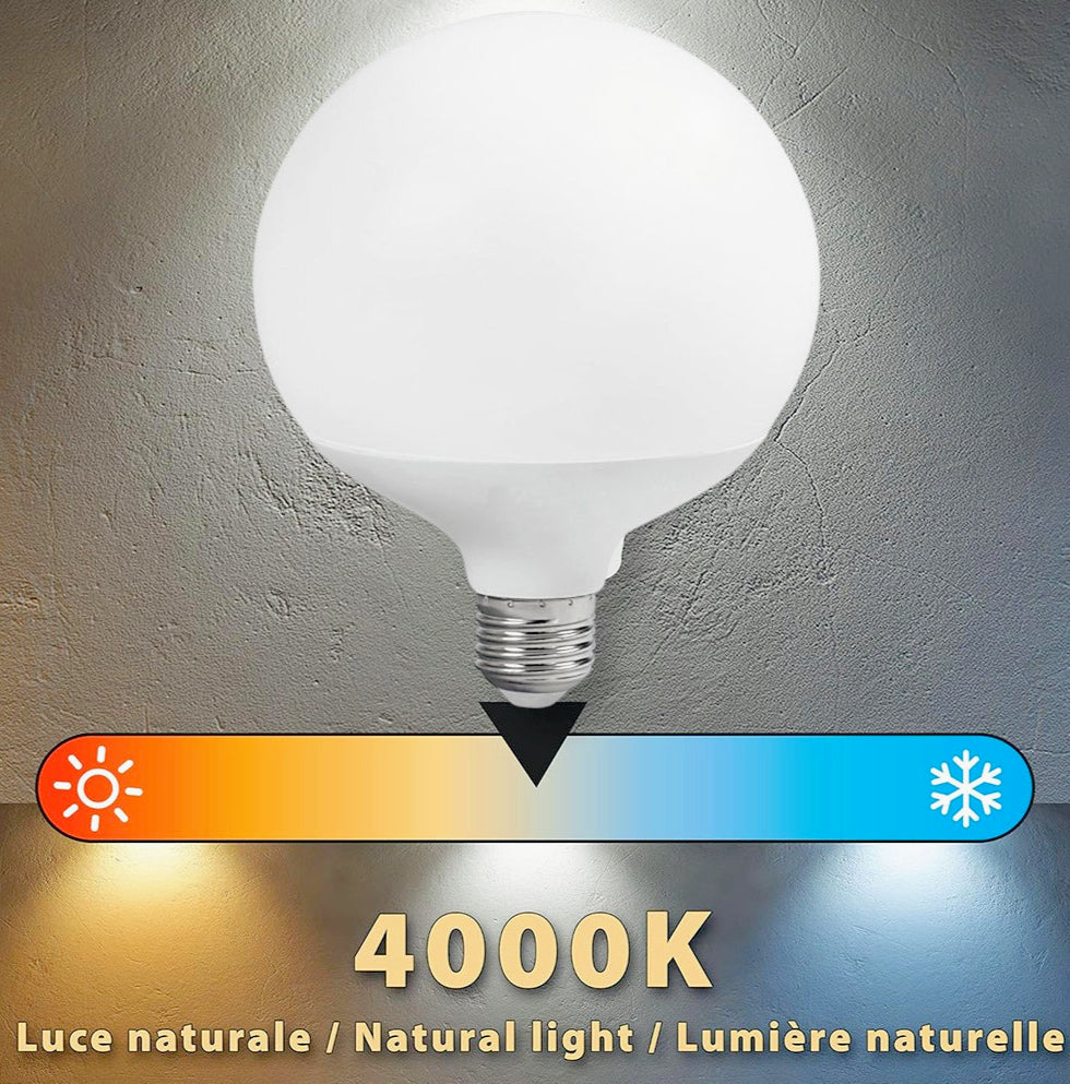 Lampadina LED 21W E27 – Globo G125 3000K/4000K/6500K - ambraled