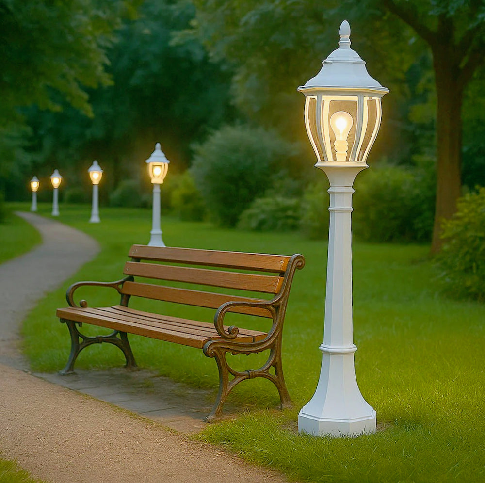 Lampione lanterna giardino – Esterno E27 per esterni - ambraled