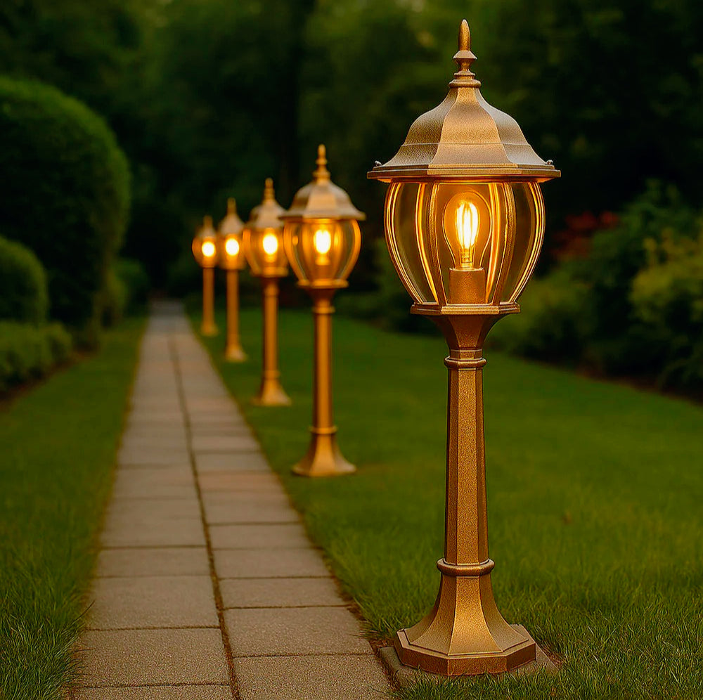 Lampione lanterna giardino – Esterno E27 per esterni - ambraled
