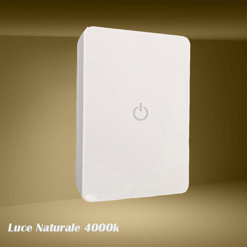 Luce notturna 4LED – Touch 0.6W doppia emissione - ambraled
