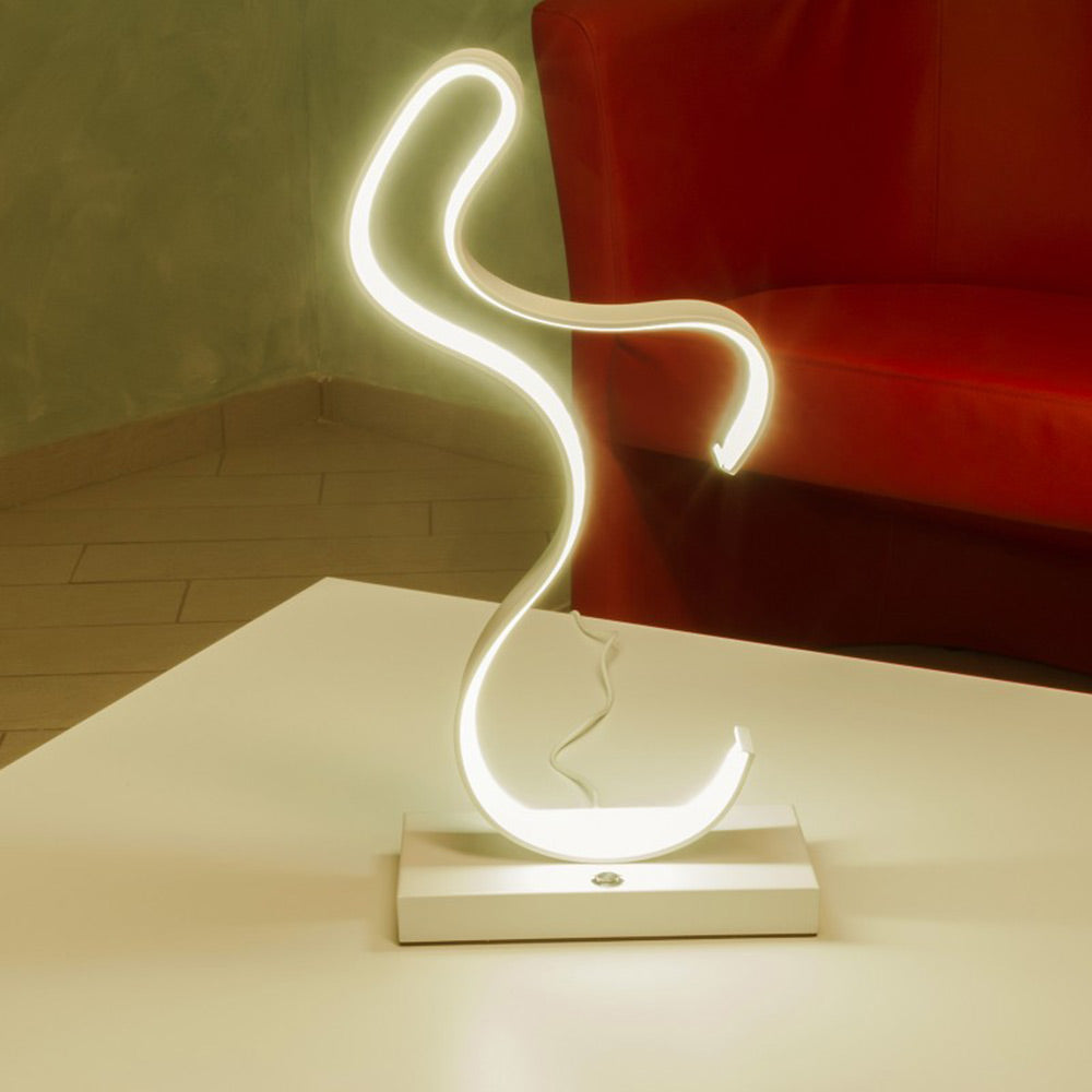 Lampada LED da terra 43W – Decorativa con CCT, telecomando e App - ambraled