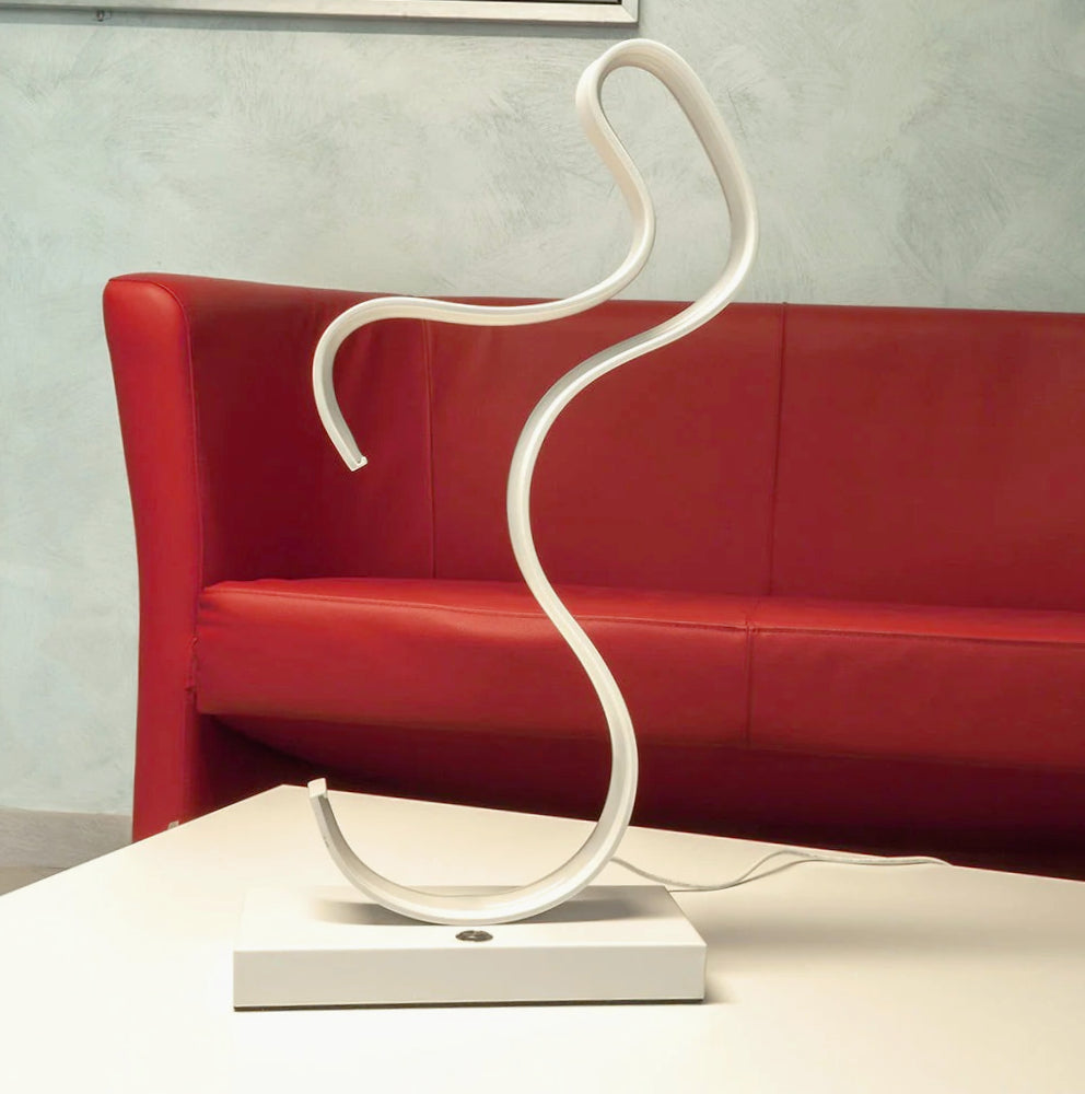 Lampada LED da terra 43W – Decorativa con CCT, telecomando e App - ambraled