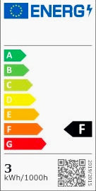 Lume da comodino LED – a spirale curva 12W bianca - ambraled