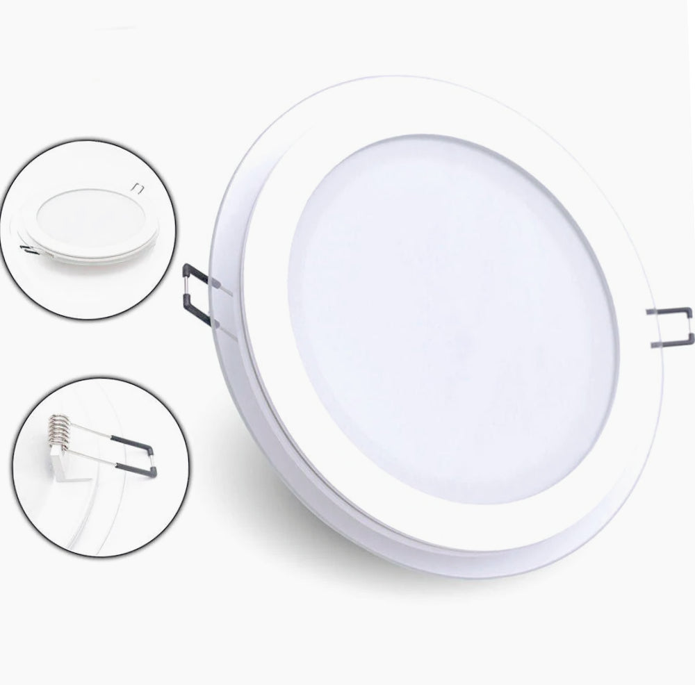 Pannello LED slim 12W – incasso vetro CCT tecnologia - ambraled