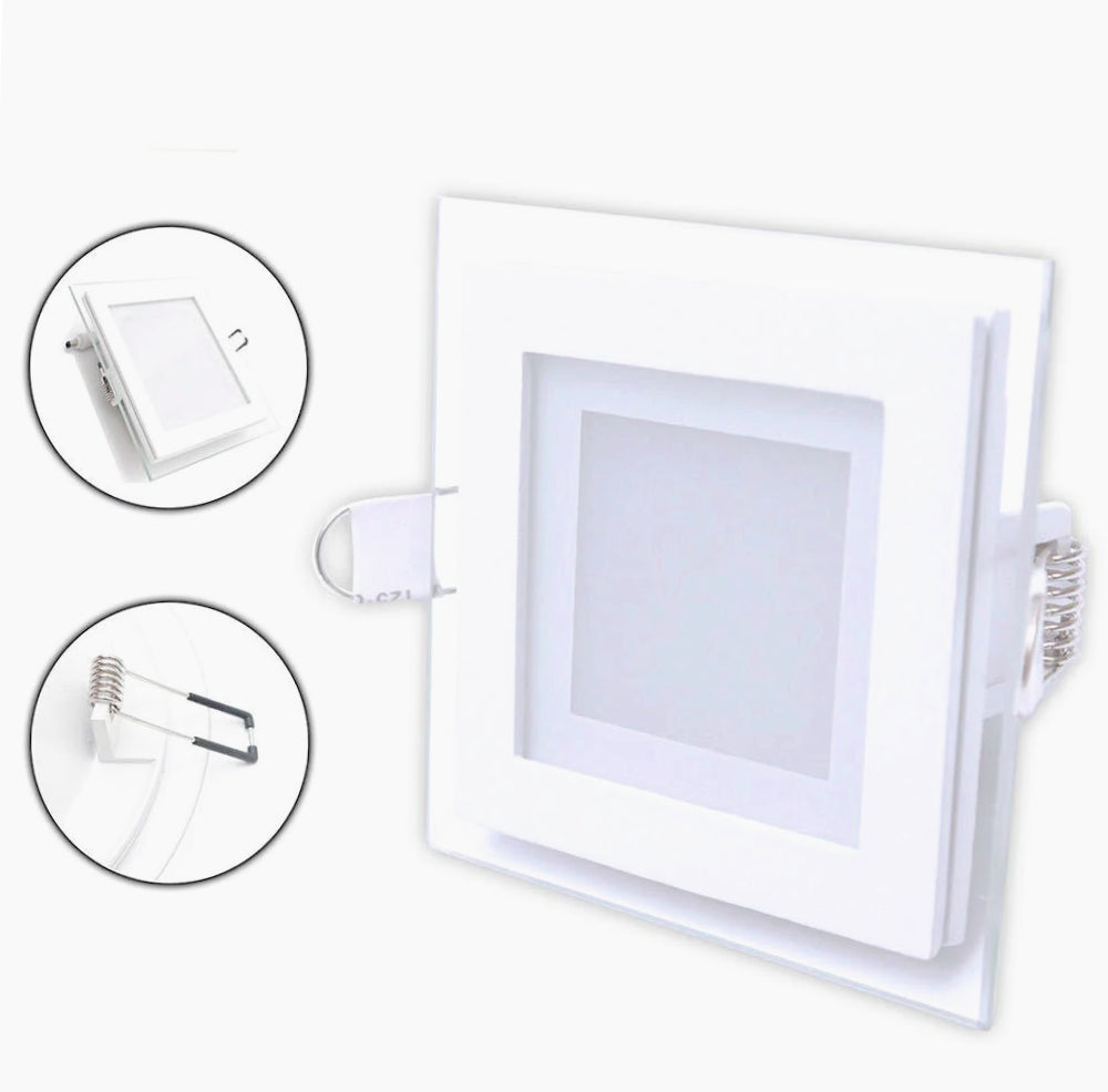 Pannello LED slim 12W – incasso vetro CCT tecnologia - ambraled