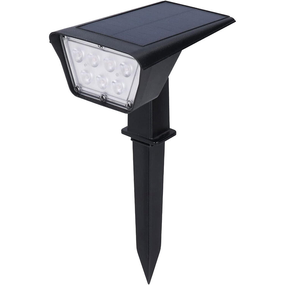 Faretto solare 3,5W – 7LED picchetto crepuscolare IP65 - ambraled