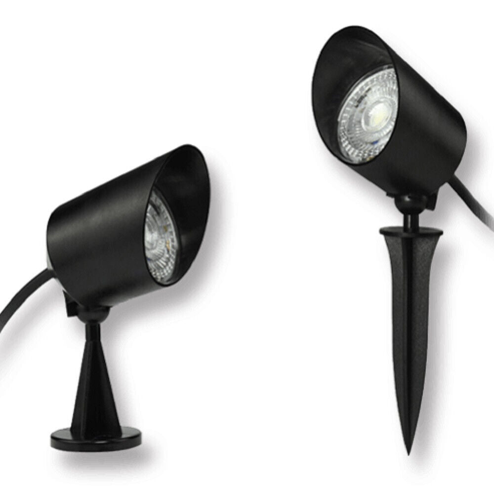 Faretto LED 7W – snodo doppia installazione picchetto/staffa IP65 - ambraled