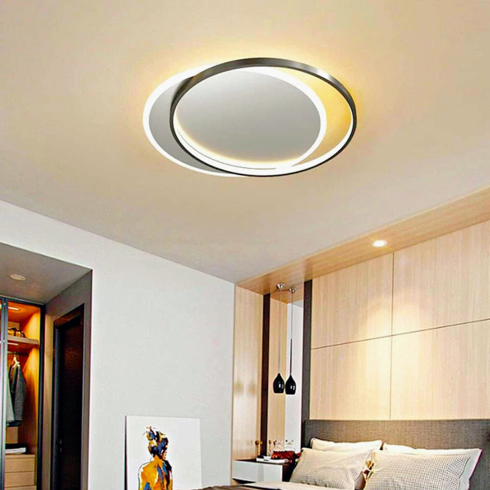 Plafoniera LED tonda 39W dimmerabile con regolazione CCT (tre colori luce) - ambraled