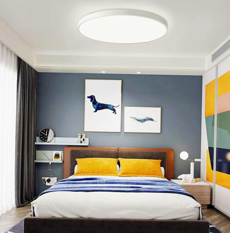 Plafoniera LED ultra sottile moderna con tecnologia CCT - 18W / 32W / 42W (IP44) - ambraled