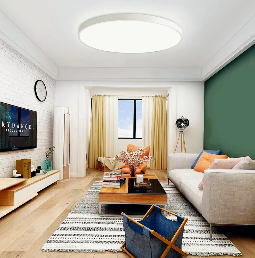 Plafoniera LED ultra sottile moderna con tecnologia CCT - 18W / 32W / 42W (IP44) - ambraled