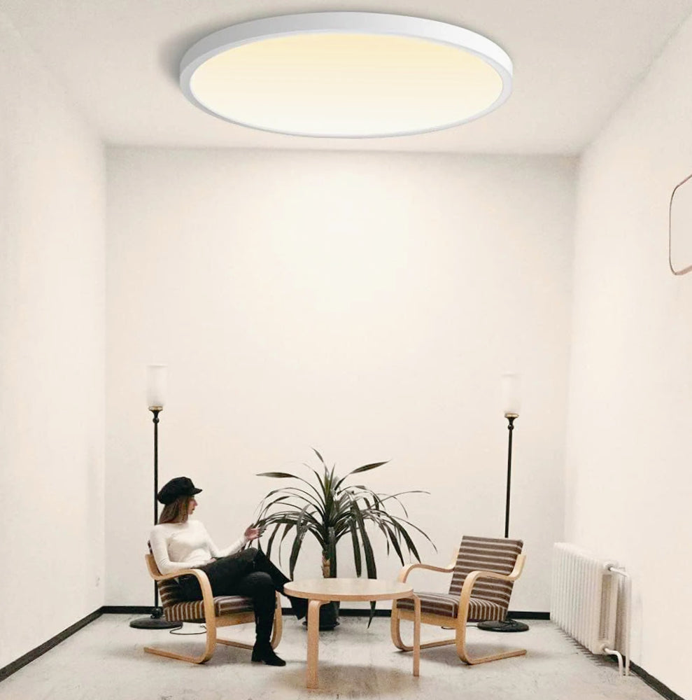 Plafoniera LED ultra sottile moderna con tecnologia CCT - 18W / 32W / 42W (IP44) - ambraled