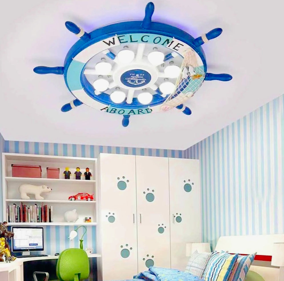 Plafoniera LED a forma di timone 40W con regolazione 3 colori luce (fredda/naturale/calda) - ambraled
