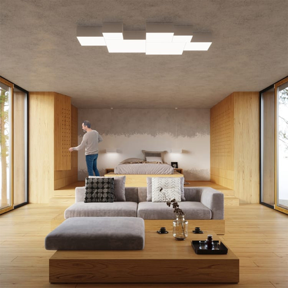 Plafoniera LED mini quadrata 22W – CCT 3000K–6500K - ambraled