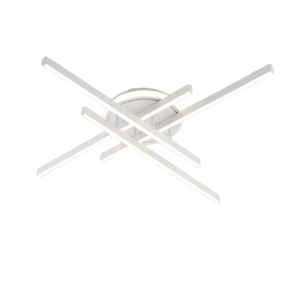 Plafoniera LED bianca moderna 45W con regolazione luce (fredda/naturale/calda) - ambraled