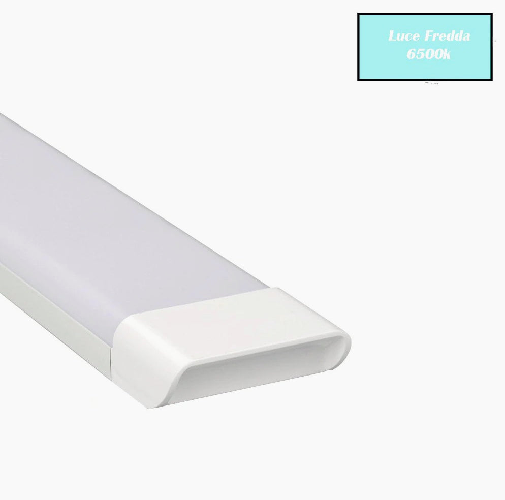 Plafoniera LED Slim 40W - 90cm, Luce regolabile 6500K/3000K/4000K per soffitto e mensole - ambraled