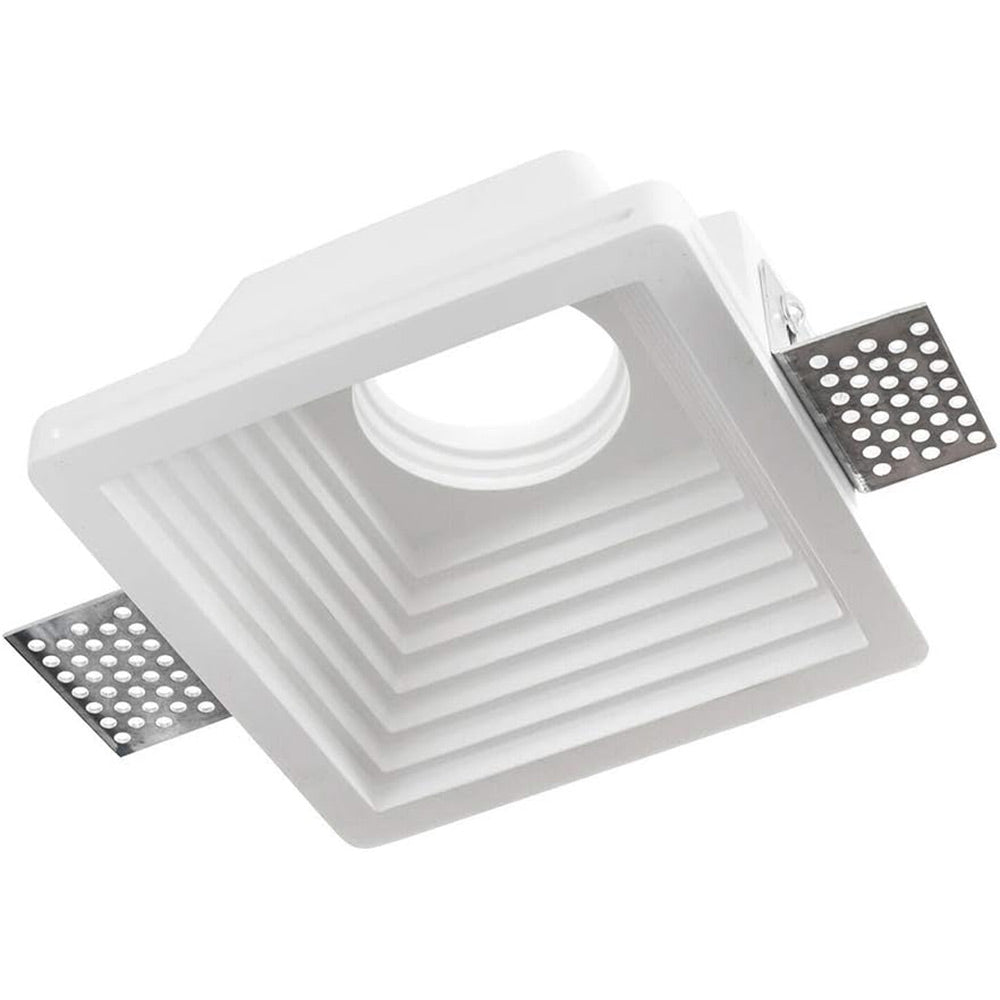 Portafaretto a scomparsa in gesso verniciabile per GU10 e MR16 - ambraled