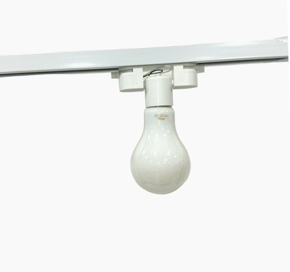 Portalampada per binario monofase E27 adattatore per lampadine pista - ambraled