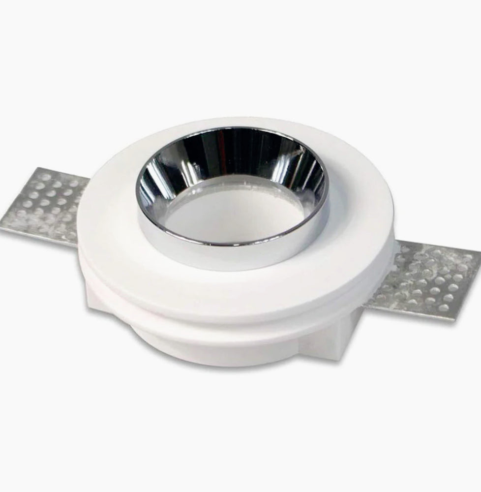 Portafaretto in gesso a scomparsa – Verniciabile, compatibile con faretti GU10 - ambraled