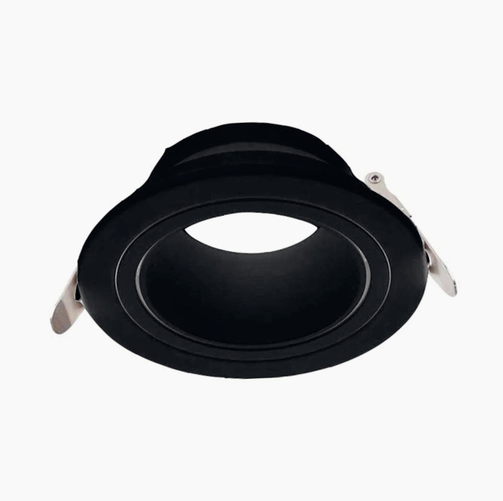 Portafaretto tondo orientabile – Per controsoffitto, compatibile GU10 / MR16 - ambraled