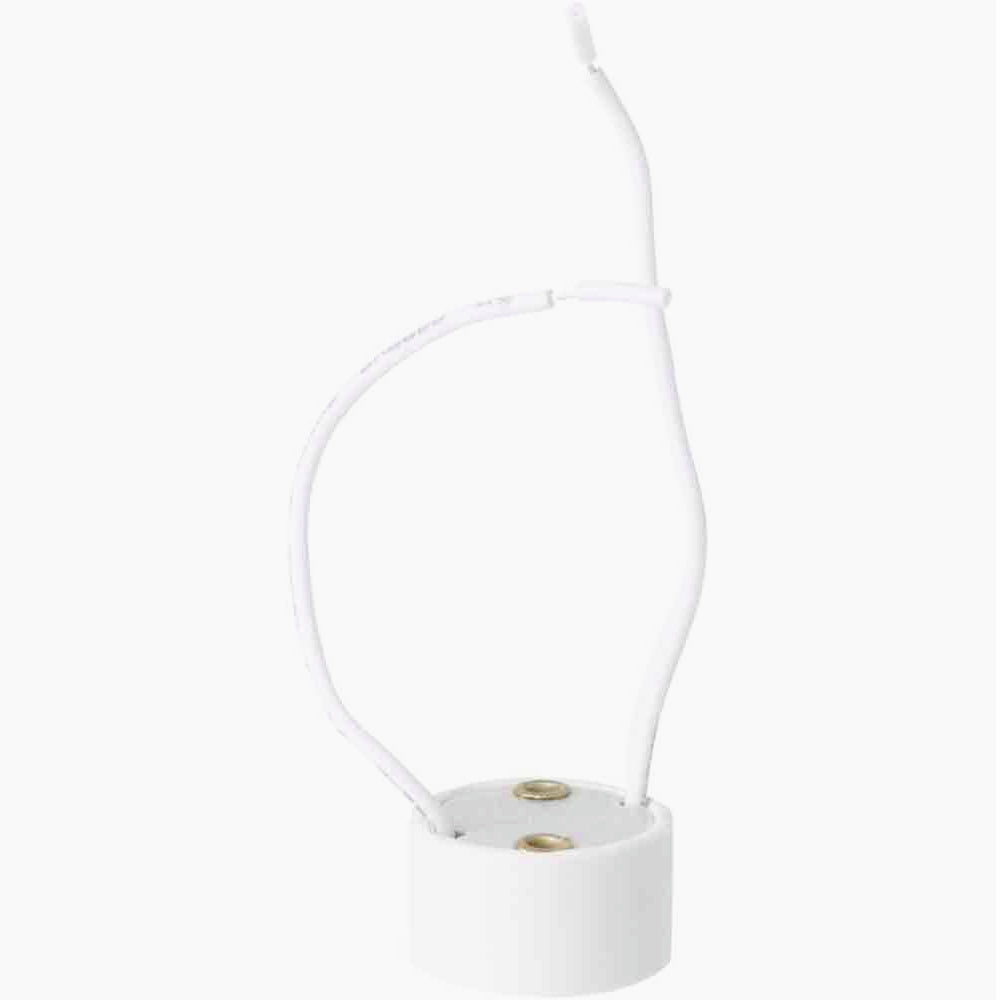 Portalampade in ceramica – Per faretto 220V GU10 - ambraled
