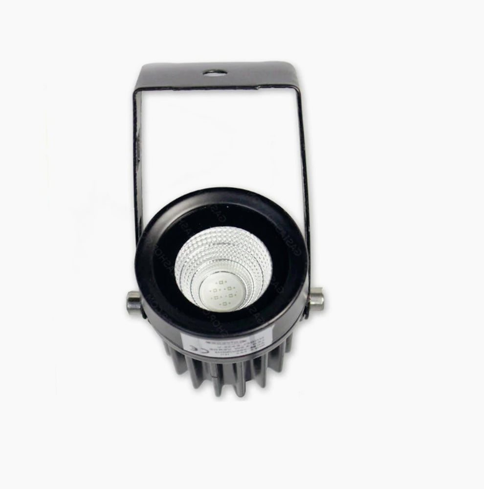 Faretto LED nero 3,5W – staffa orientabile luce giardino - ambraled