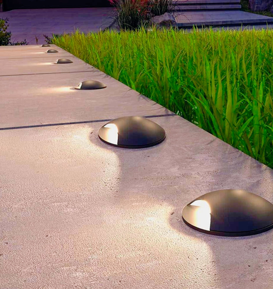 Faretto calpestabile LED 1W – 1 fascio luce esterno vialetti IP67 - ambraled
