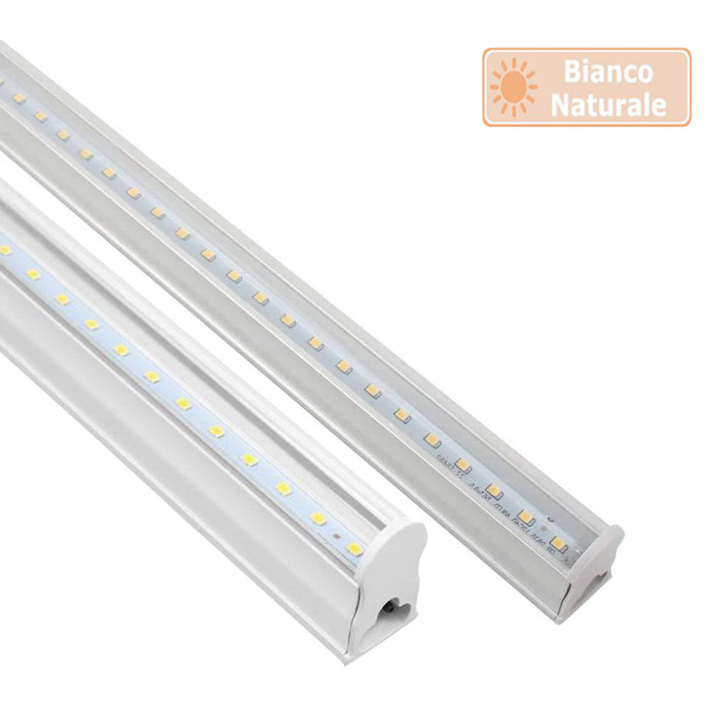 Sottopensile LED plafoniera neon tubo 90 cm – 18W, regolabile, luce moderna - ambraled