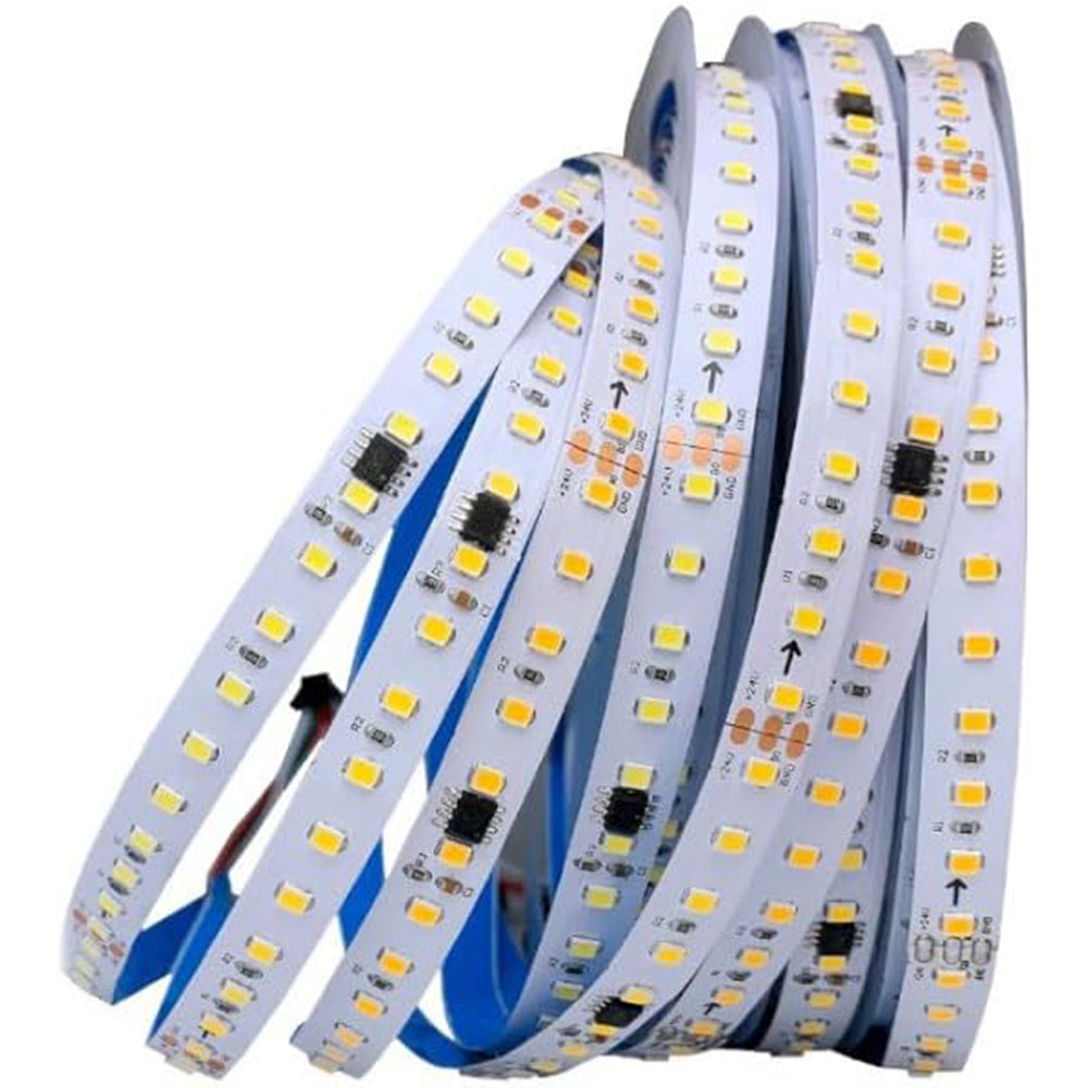 Striscia LED 600 indirizzabile 61W 24V 5m telecomando e effetti luce - ambraled